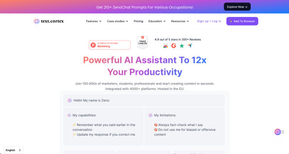 CustomLife.net AI tool TextCortex