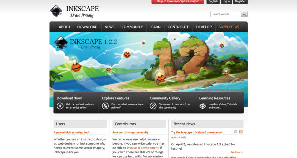 CustomLife.net best software vector graphics INKSCAPE
