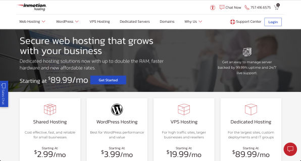 CustomLife.net best web hosting InMotion Hosting