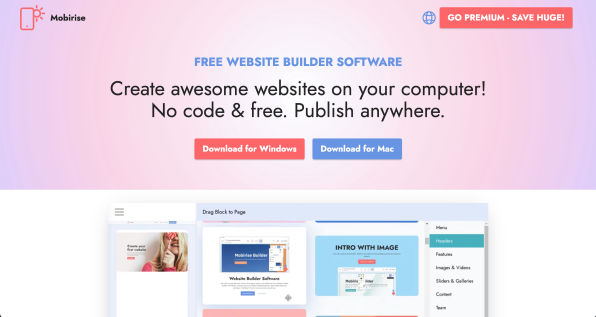 CustomLife.net website builder Mobirise