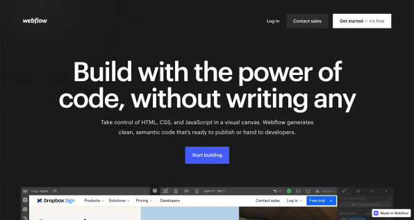 CustomLife.net website builder Webflow