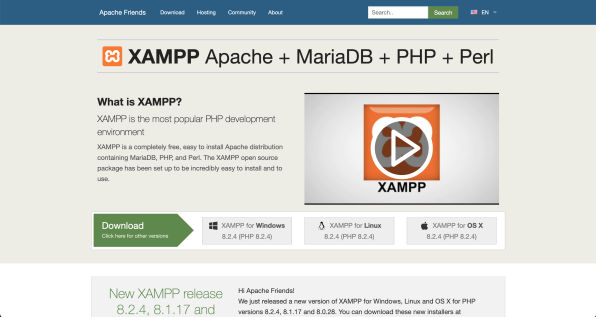 CustomLife.net website builder Xampp